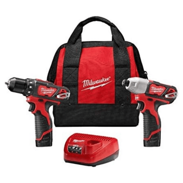 M12 12-Volt Lithium-Ion Cordless Drill Driver/Impact Driver Combo Kit (2-Tool) with Free M12 1.5Ah Battery (2-Pack)