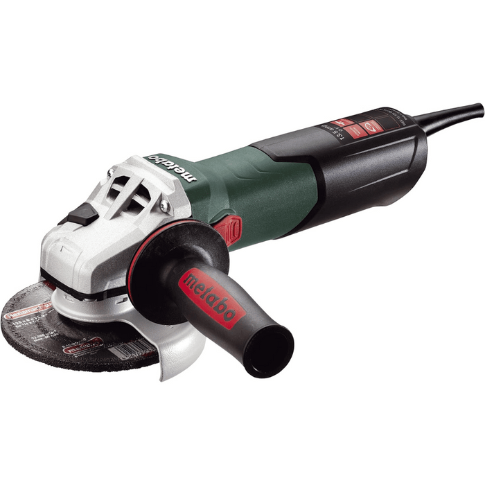 Metabo - 5" Variable Speed Angle Grinder - 2, 800-9, 600 Rpm - 13.5 Amp W/Electronics, High Torque, Lock-On (600562420 15-125 HT), Concrete Renovation Grinders/Surface Prep Kits/Cutting,Green