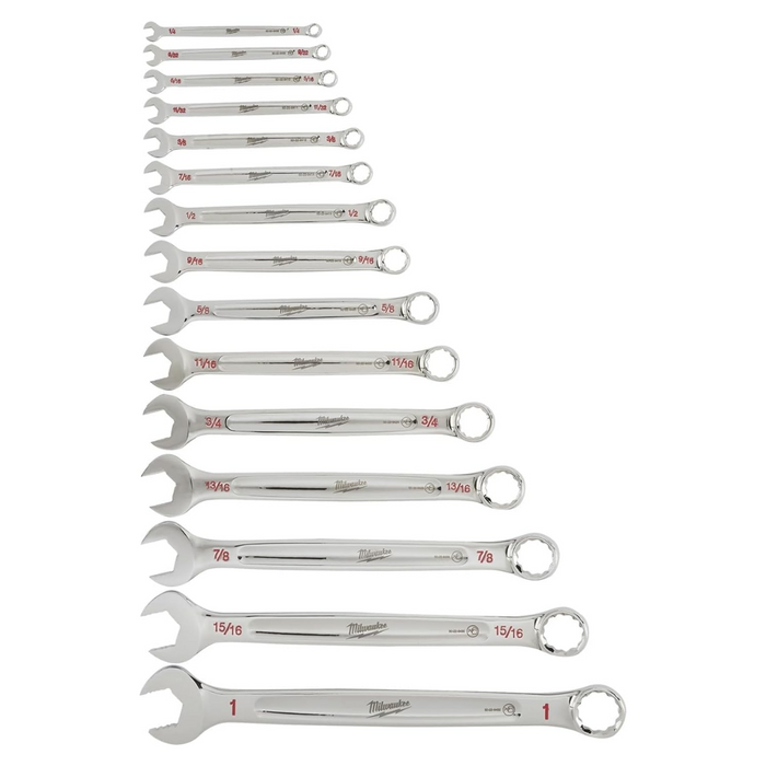 MILWAUKEE'S Electric Tools MLW48-22-9415 Combination Wrench Set - SAE