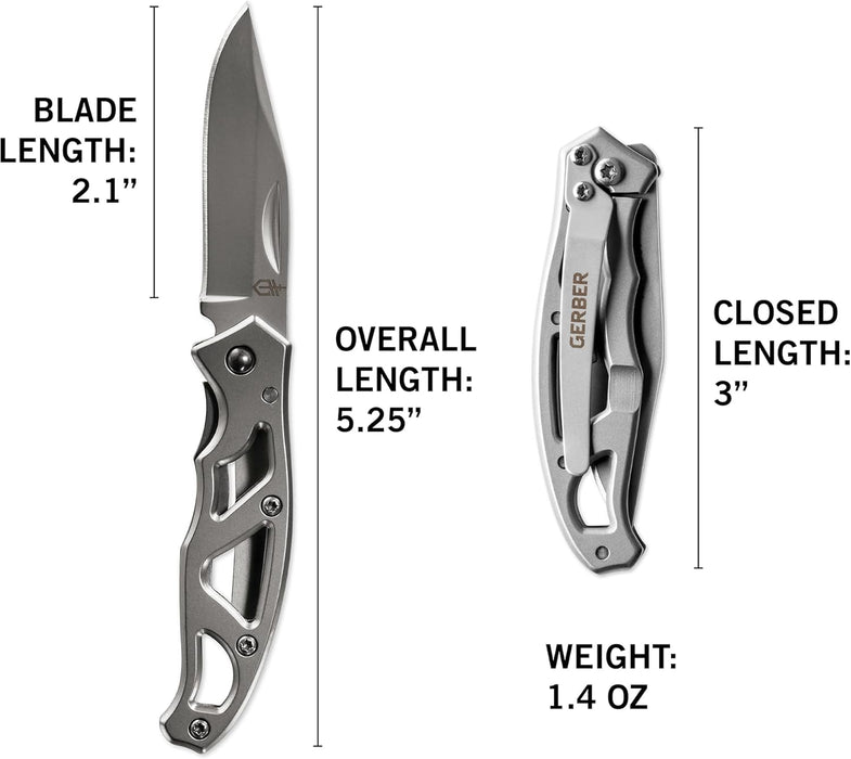 Gerber Paraframe Mini 2.2-Inch Fine Edge Folding Knife - 22-48485