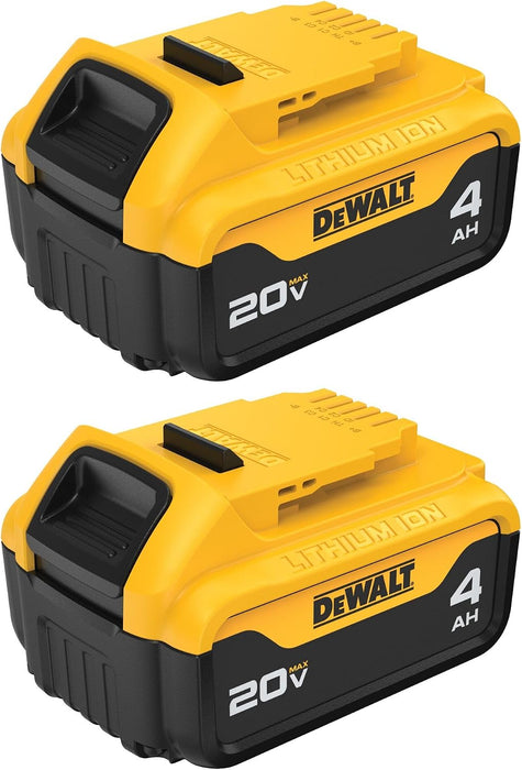 DEWALT DCB204 20V MAX 4Ah Battery - 2-Pack
