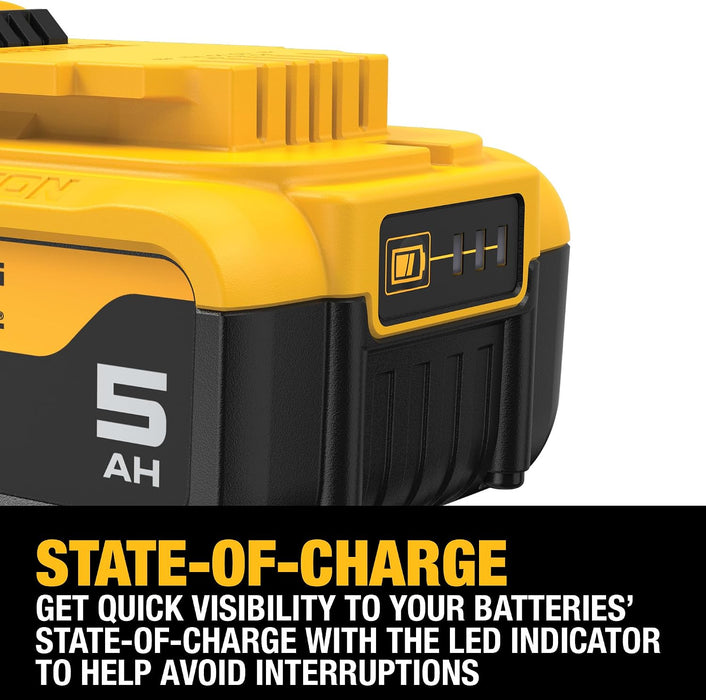 DEWALT DCB205-2 20V MAX 5Ah Battery - 2-Pack